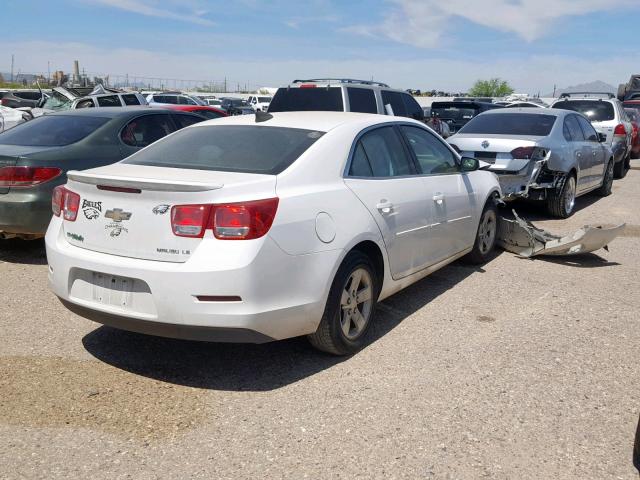 1G11B5SLXFF202782 - 2015 CHEVROLET MALIBU LS WHITE photo 4