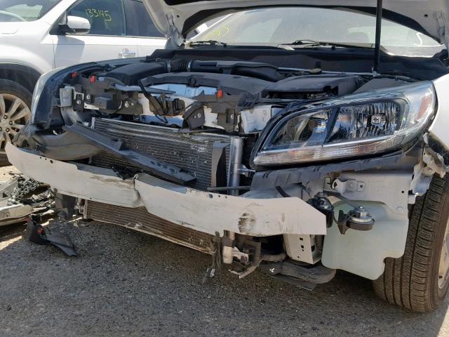 1G11B5SLXFF202782 - 2015 CHEVROLET MALIBU LS WHITE photo 9