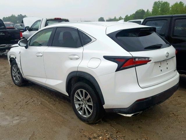 JTJYARBZ9H2066608 - 2017 LEXUS NX 200T WHITE photo 3