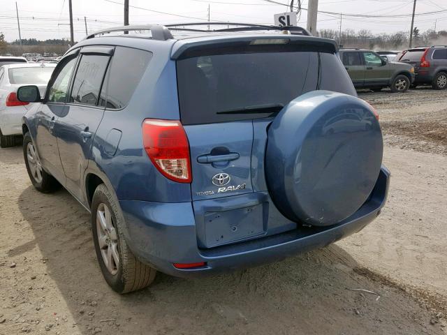 JTMBD31V985175287 - 2008 TOYOTA RAV4 LIMIT GRAY photo 3