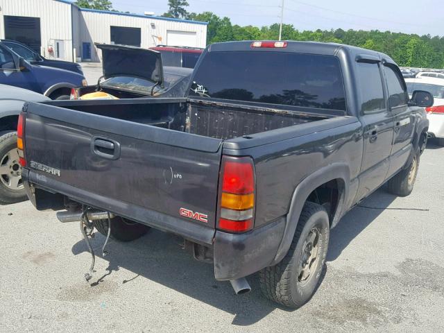 2GTEK13T751106663 - 2005 GMC NEW SIERRA BLACK photo 4