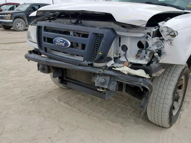 1FTKR1AD4BPA48682 - 2011 FORD RANGER WHITE photo 9