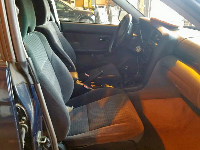 4S3BH675936636522 - 2003 SUBARU LEGACY OUT BLUE photo 5