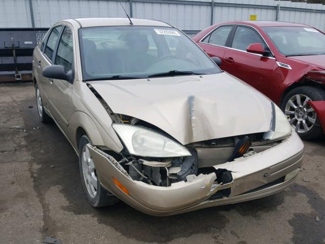 1FAFP38352W118105 - 2002 FORD FOCUS ZTS GOLD photo 1