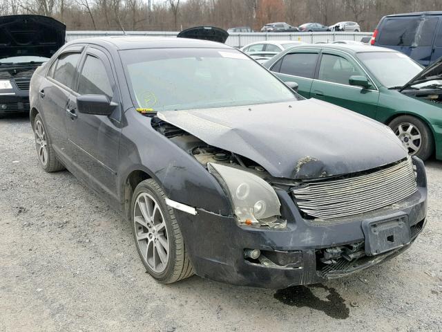 3FAHP07Z18R106736 - 2008 FORD FUSION SE BLACK photo 1