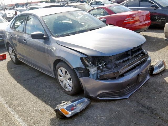 3VW2K7AJ6BM011097 - 2011 VOLKSWAGEN JETTA BASE GRAY photo 1