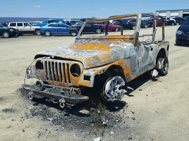 1J4FA39S96P703927 - 2006 JEEP WRANGLER X BURN photo 2