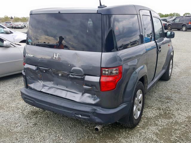 5J6YH18739L003306 - 2009 HONDA ELEMENT EX CHARCOAL photo 4