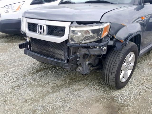 5J6YH18739L003306 - 2009 HONDA ELEMENT EX CHARCOAL photo 9