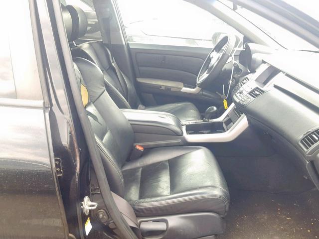 5J8TB18297A011605 - 2007 ACURA RDX BLACK photo 5