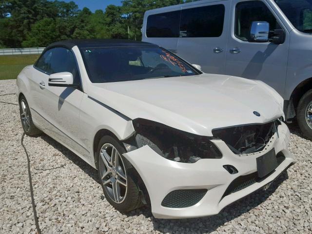 WDDKK5KF2EF245863 - 2014 MERCEDES-BENZ E 350 WHITE photo 1