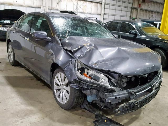 1HGCR3F81DA033575 - 2013 HONDA ACCORD EXL GRAY photo 1