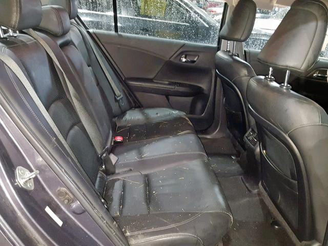 1HGCR3F81DA033575 - 2013 HONDA ACCORD EXL GRAY photo 6