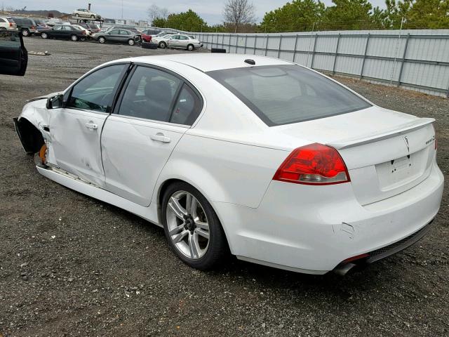 6G2ER57758L129414 - 2008 PONTIAC G8 WHITE photo 3