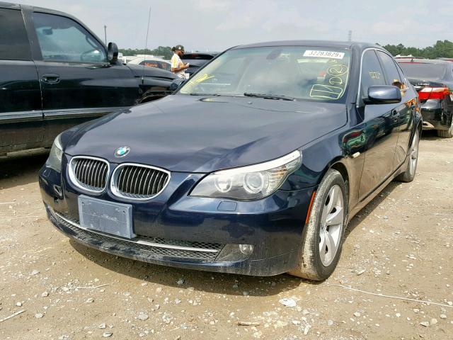 WBANV13528BZ48093 - 2008 BMW 528 XI BLUE photo 2