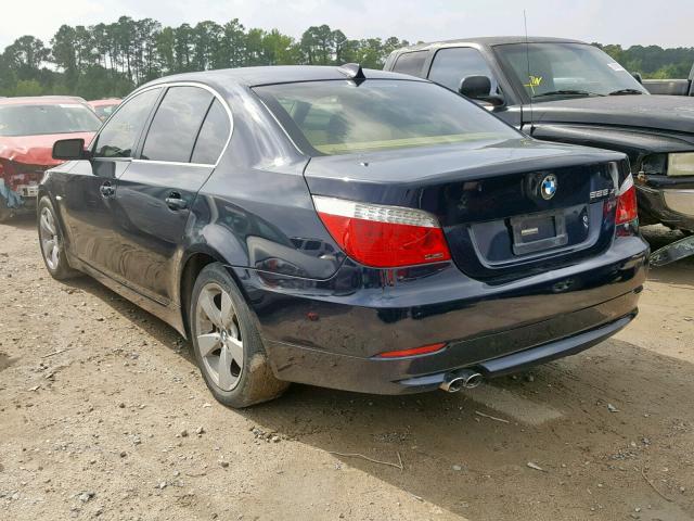 WBANV13528BZ48093 - 2008 BMW 528 XI BLUE photo 3