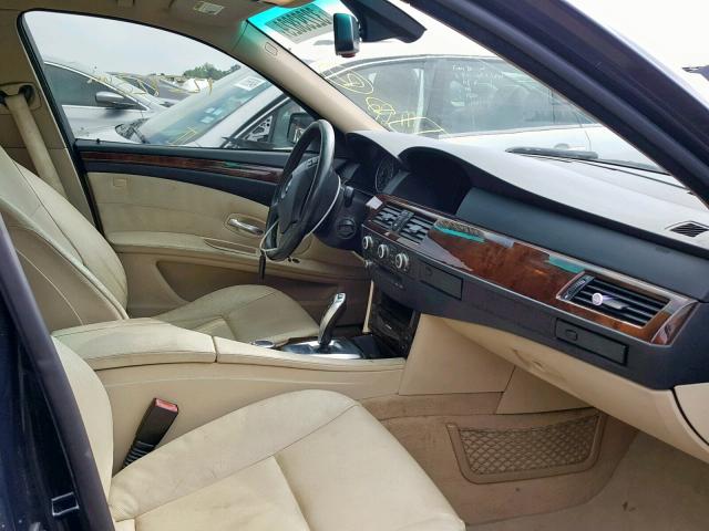 WBANV13528BZ48093 - 2008 BMW 528 XI BLUE photo 5