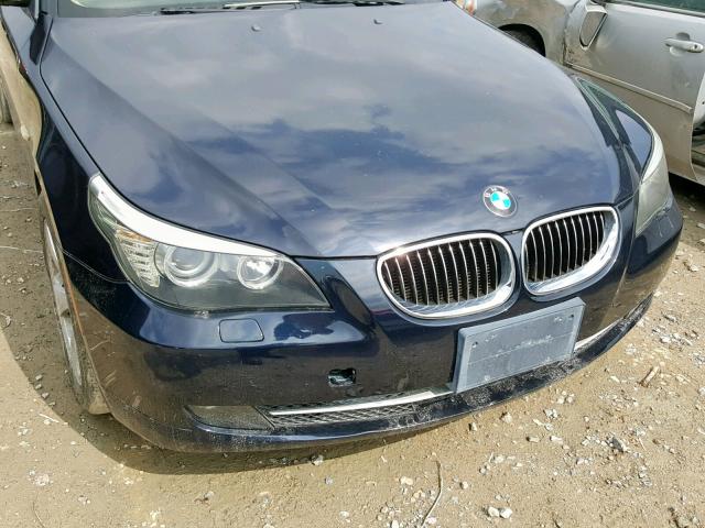 WBANV13528BZ48093 - 2008 BMW 528 XI BLUE photo 9