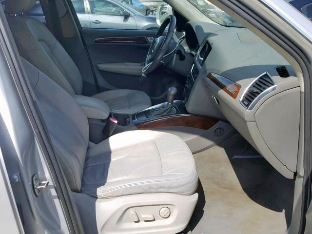 WA1KK78R19A037297 - 2009 AUDI Q5 3.2 SILVER photo 5