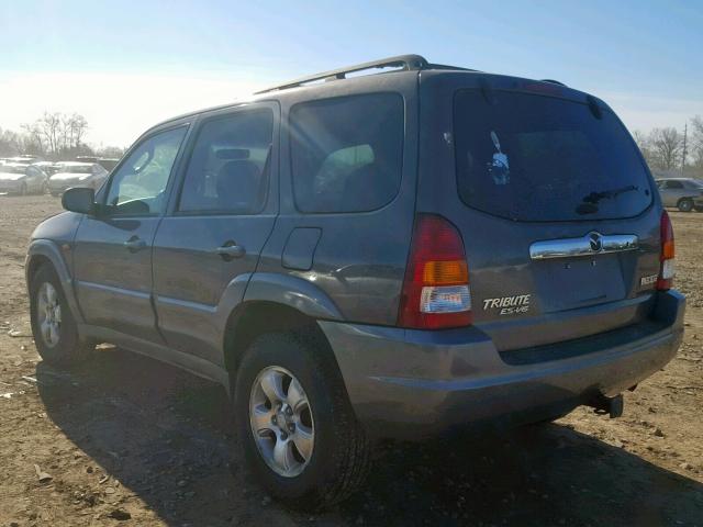 4F2YU08122KM56951 - 2002 MAZDA TRIBUTE LX GRAY photo 3