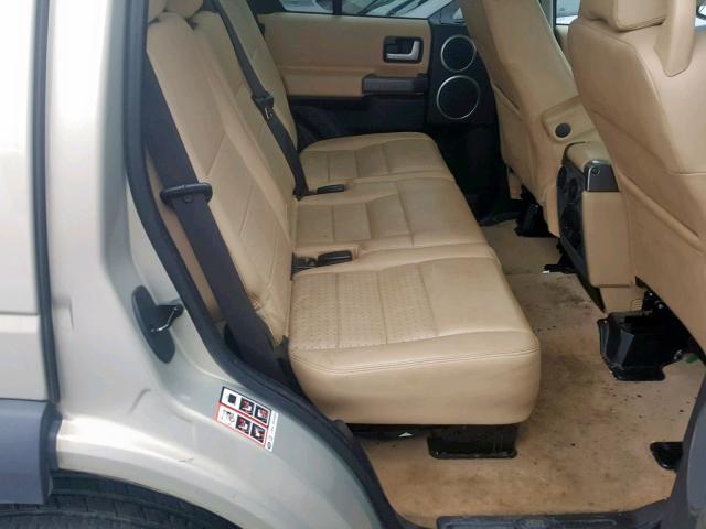 SALAE24436A386732 - 2006 LAND ROVER LR3 BEIGE photo 6