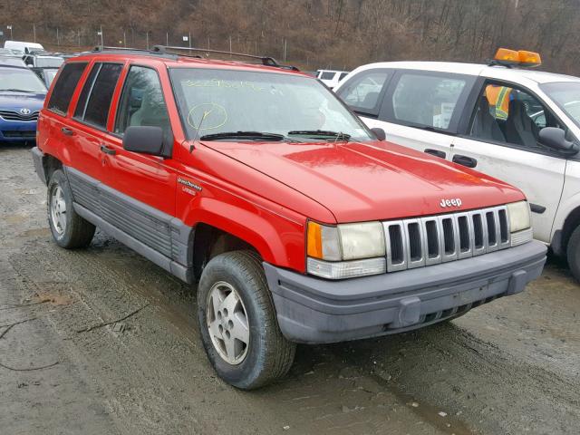 1J4GZ58S5SC775137 - 1995 JEEP GRAND CHER RED photo 1