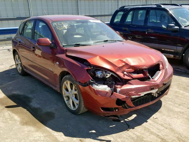 JM1BK343581133898 - 2008 MAZDA 3 HATCHBAC RED photo 1