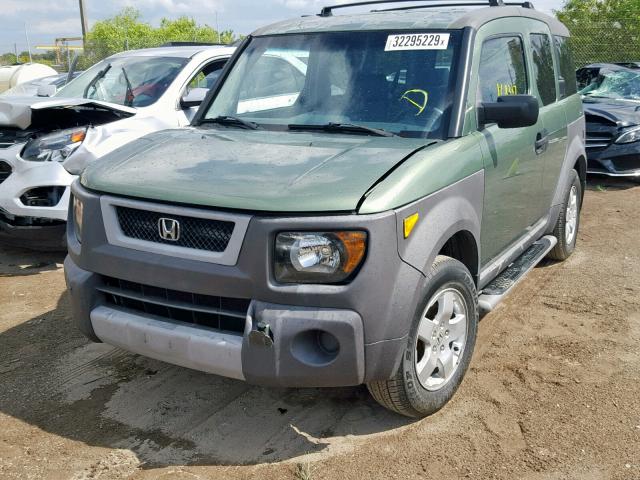 5J6YH28533L026645 - 2003 HONDA ELEMENT EX GREEN photo 2