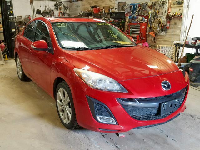 JM1BL1S51A1169356 - 2010 MAZDA 3 S RED photo 1