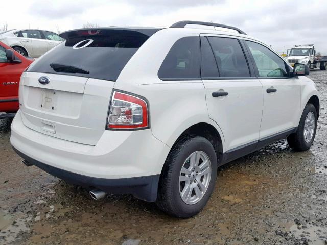 2FMDK3GC6ABA61751 - 2010 FORD EDGE SE WHITE photo 4