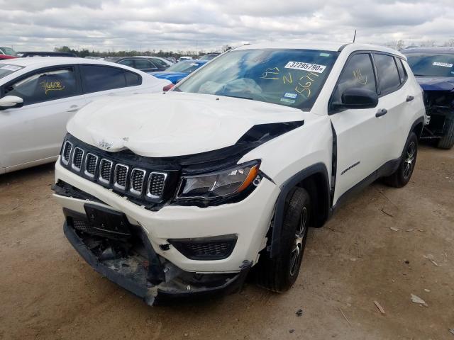 3C4NJCAB4JT265674 - 2018 JEEP COMPASS SPORT  photo 2