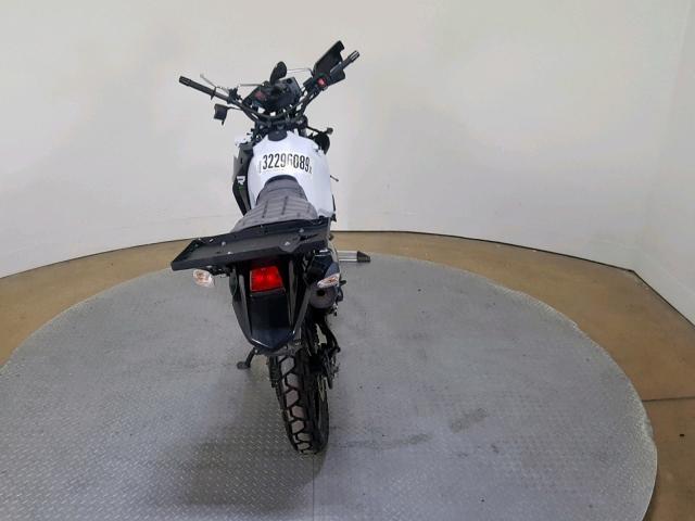 JKAKLEE1XEDA76529 - 2014 KAWASAKI KL650 E WHITE photo 9