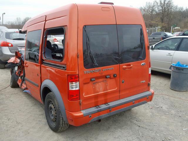 NM0KS9CN0DT168074 - 2013 FORD TRANSIT CO ORANGE photo 3