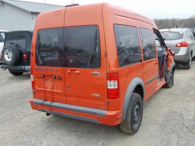 NM0KS9CN0DT168074 - 2013 FORD TRANSIT CO ORANGE photo 4