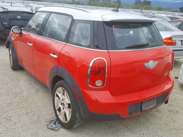 WMWZB3C54BWH94849 - 2011 MINI COOPER COU ORANGE photo 3