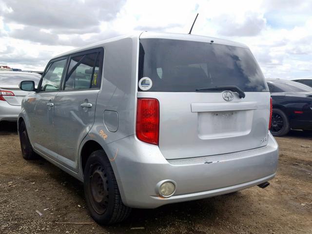 JTLKE50EX81048411 - 2008 TOYOTA SCION XB 银色 照片 3