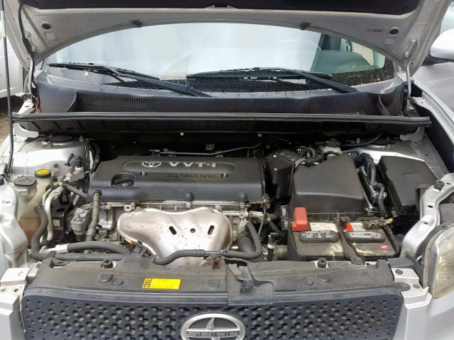 JTLKE50EX81048411 - 2008 TOYOTA SCION XB 银色 照片 7