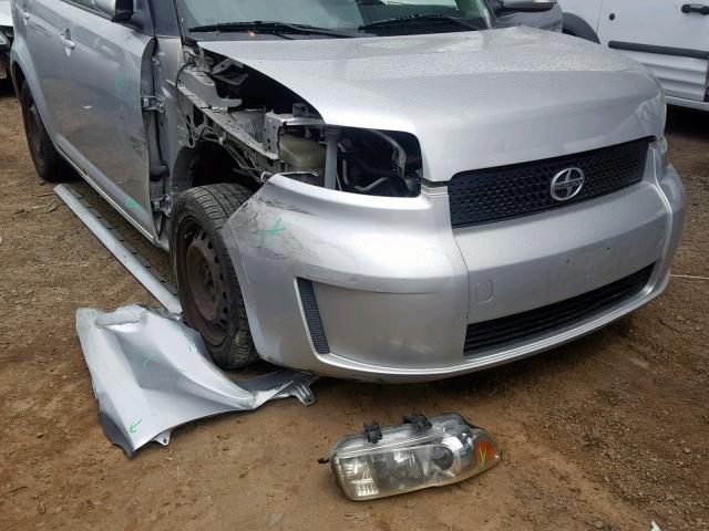 JTLKE50EX81048411 - 2008 TOYOTA SCION XB 银色 照片 9