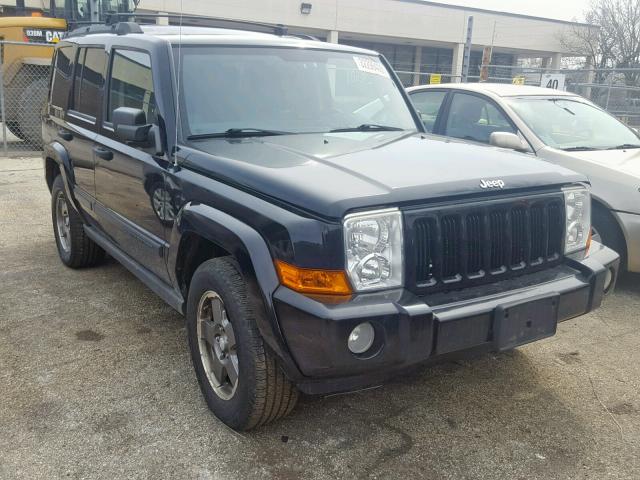 1J8HG48N36C179012 - 2006 JEEP COMMANDER BLACK photo 1