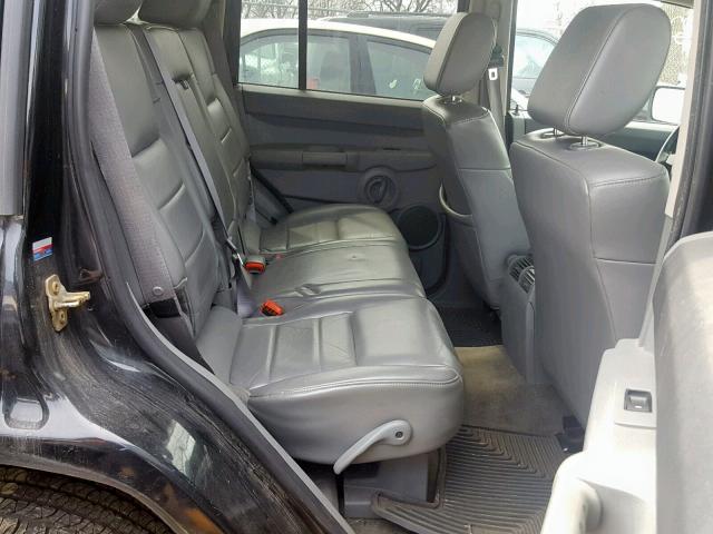 1J8HG48N36C179012 - 2006 JEEP COMMANDER BLACK photo 6