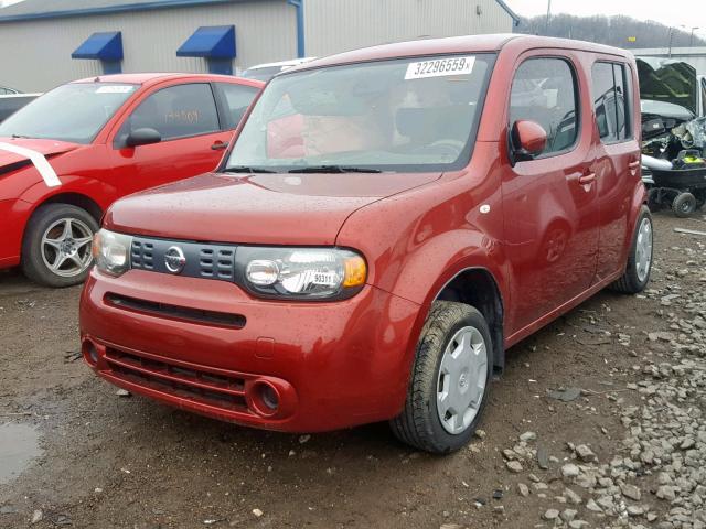 JN8AZ2KR0CT255563 - 2012 NISSAN CUBE BASE RED photo 2