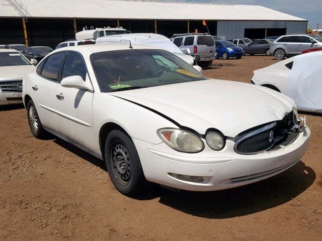 2G4WC532451310896 - 2005 BUICK LACROSSE C WHITE photo 1