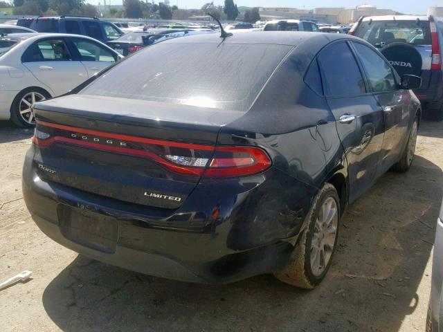 1C3CDFCA8DD292234 - 2013 DODGE DART LIMIT BLACK photo 4