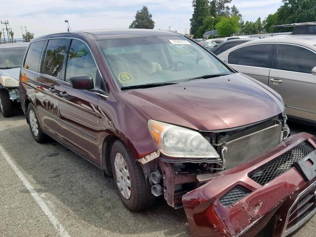 5FNRL38249B041249 - 2009 HONDA ODYSSEY LX BURGUNDY photo 1