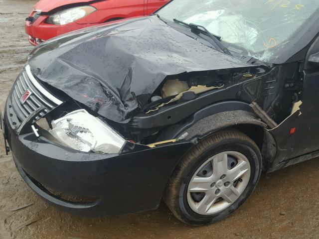 1G8AJ55F26Z150105 - 2006 SATURN ION LEVEL BLACK photo 9