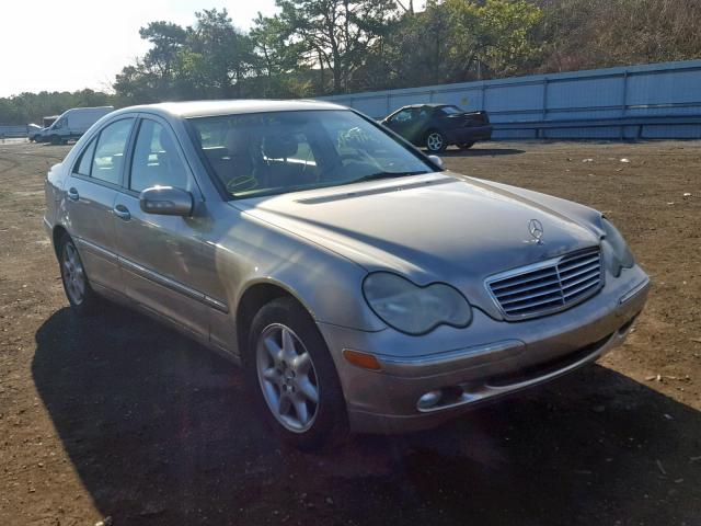 WDBRF61J23A425586 - 2003 MERCEDES-BENZ C 240 BEIGE photo 1