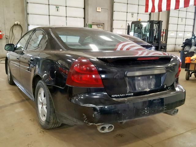 2G2WP522541152520 - 2004 PONTIAC GRAND PRIX BLACK photo 3