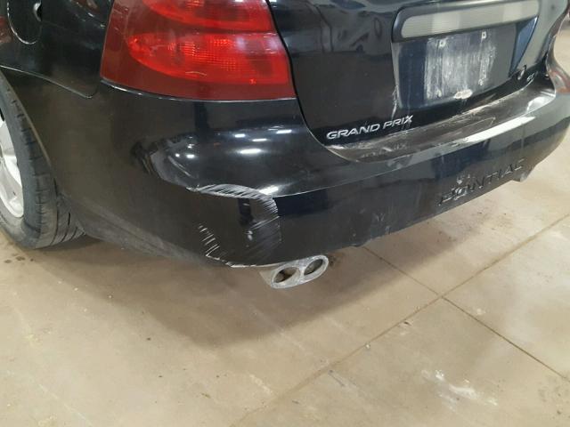 2G2WP522541152520 - 2004 PONTIAC GRAND PRIX BLACK photo 9