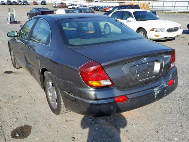 1G3GR64H424150860 - 2002 OLDSMOBILE AURORA GRAY photo 3