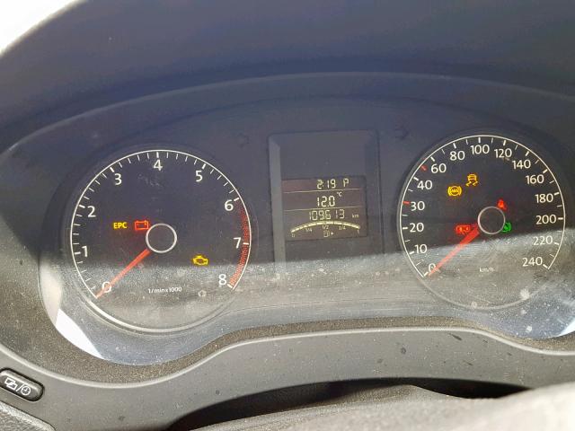 3VW2K7AJ5CM388313 - 2012 VOLKSWAGEN JETTA BASE 灰色 照片 8